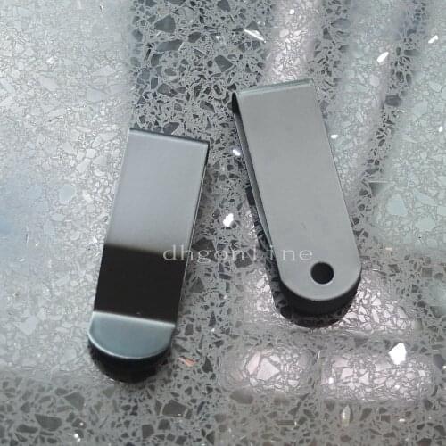 10 Pcs 44x14.8 mm Belt Holster Clip Clasp Spring Hook Buckles Keyring Craft Hardware Black