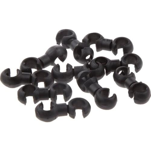 10Pcs Bike Bicycle S Shape Derailleur Brake Cable Housing Clear Up Clip Bicycle Parts Accessories