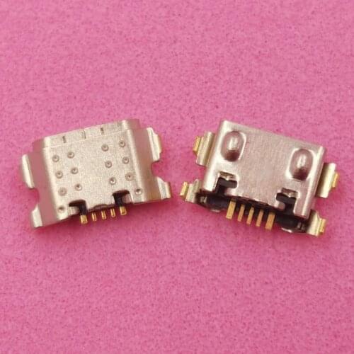 100Pcs Dock Micro Plug USB Charging Charger Port Connector For LG K22 K12 Plus K12Plus K40 Q60 LMK200B LM-K200 LMK200Z LMK200E
