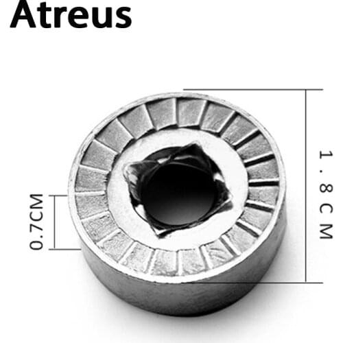 Atreus 16pcs Stainless steel Car License Plate Bolts Frame Chrome Screws for Honda Civic 2006-2011 Nissan Juke TIIDA Opel Mokka