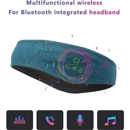 Wireless Bluetooth Headphone Sleep Yoga Headband Hat Soft Warm Sports Smart Cap Smart Speaker Stereo Scarf Headset
