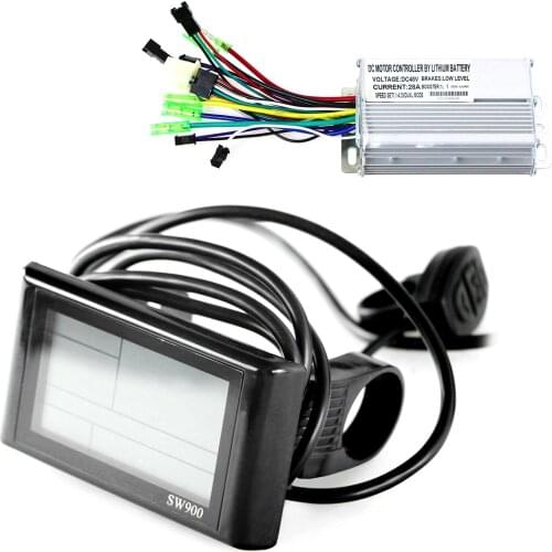 E-bike Brushless Controller LCD Display Panel Kit with Dual Mode Sensor for Electric Bicycle E Bike Parts