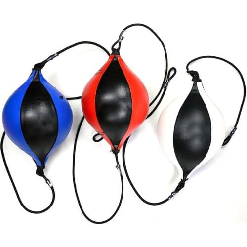 Fitness Home Gym Equipment Boxing Ball PU Punching Ball With Inflator Pump Hook Double End Boxe Speed Training Muay Thai