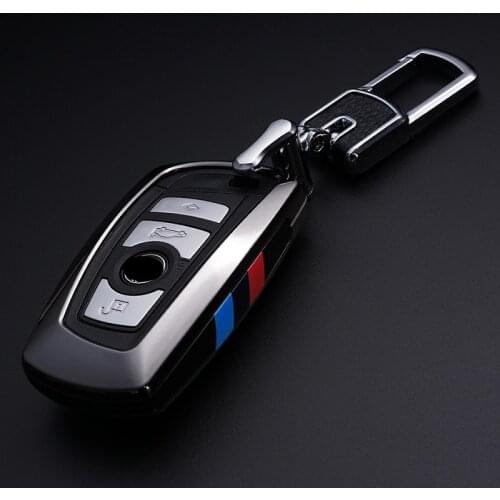 Car Key Case Cover for BMW 520 525 f30 f10 F18 118i 320i 1 3 5 7Series X3 X4 M3 M4 M5 E34 E90 E60 E36 FOB key chain Car Styling
