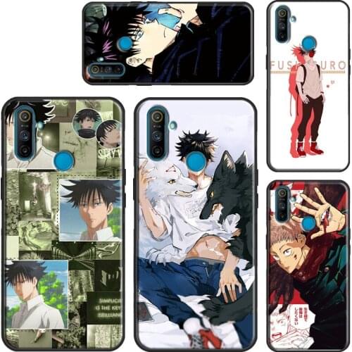 Jujutsu Kaisen Yuji Itadori Fushiguro Megumi Case For Realme C3 C15 C11 Q2 X7 7 6 Pro Cover For OnePlus Nord 7T 8T 7 8 Pro Coque