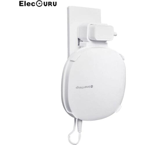 Outlet Holder Wall Mount for Samsung SmartThings Hub 3rd Generation WiFi Router Shelf Perfect Cord Arrangement No Cord Clutter