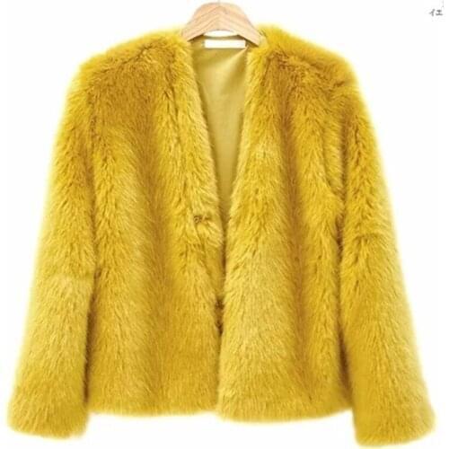 Gowyimmes Artificial Fur Coats