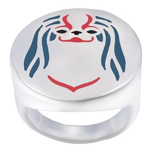 Wholesale Lion Ring with color selection enamel gift for wildlife Jewelry - wild animal big cat free ship -10Pcs/Lot