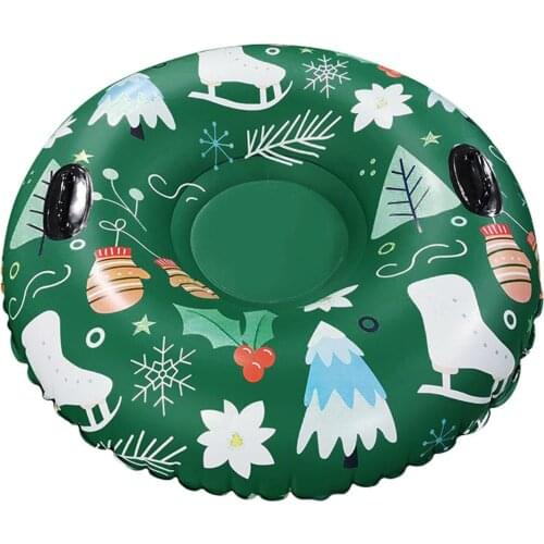 Skiing with Handle PVC Snow Sled Tire Tube Outdoor Sports Ski Snow Tube