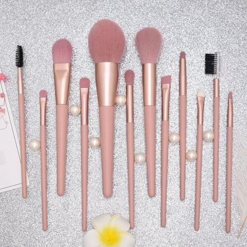 12 Pcs/lot Rose Gold Makeup Brushes Set Eye Shadow Blending Eyeliner Eyelash Eyebrow Brush For Makeup Tool Cosmetics Kit