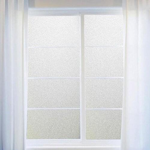 New 60*200cm Frosted Window Film No Glue Self Adhesive Vinyl Static Cling Privacy Glass Door Sticker Bathroom For Home Decor