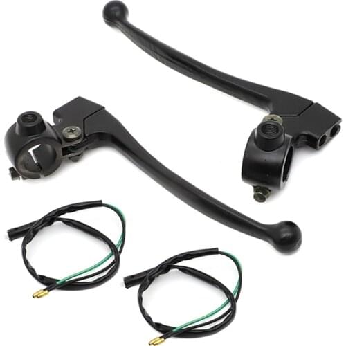 Alloy Brake Front Clutch Lever Set Right Left for Honda CG 125 SL350K1 SL350K2 XL250 CR250M Replacement Brake Clutch Lever