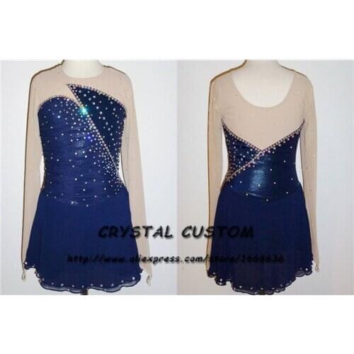 Figure Skating Dresses For Girls Graceful New Brand Ice Figure Skating Dresses For Competition Kids DR3740