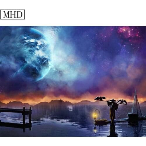 Full square drill DIY 5D Diamond Painting Scenery Landscape Icons for Home Decor Wall Art Mosaic 3D Diamond Embroidery