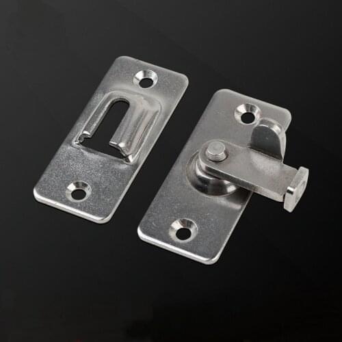 90 Degree Right Angle Lock Room for Bathroom Door Buckle Buckle Suitable Barn Door Sliding Door Buckle Bending