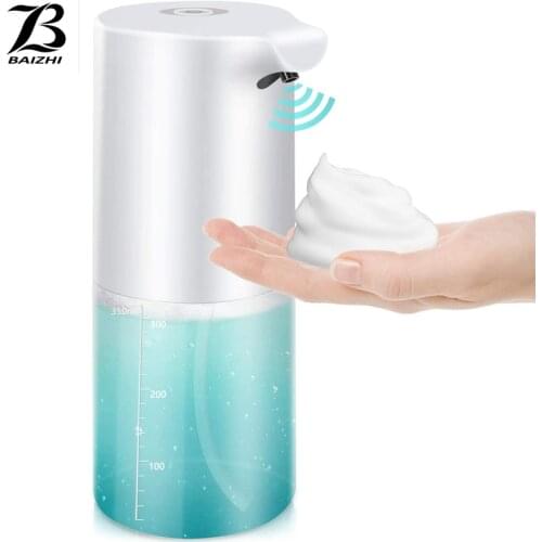 Automatic Soap Dispenser USB Rechargeable Foaming Touchless Hand Free Portable Foam Liquid Soap Dispenser for Bathroom Kitchen
