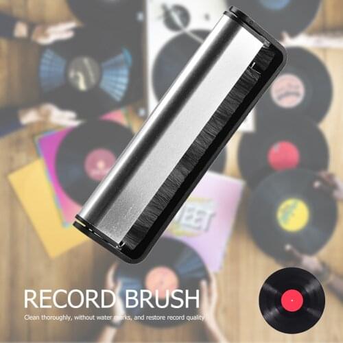 Vinyl Record Cleaning Brush Phonograph Handle Soft Cleaning Brush Anti-static Used For Cleaning And Disinfecting Digital Product