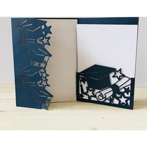 Metal Cutting Dies colleague graduation invitation Dies Stencil Scrapbook DIY Paper Cards Embossing Handmade Gift