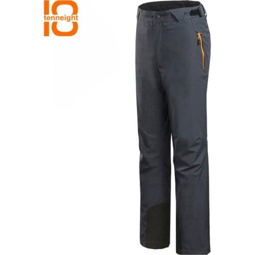 TENNEIGHT Winter Outdoor hiking Pants Men women Snowboar Snow Trousers two-piece waterproof Camping mountaineering ski pants