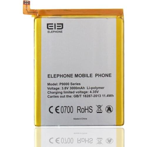 High Quality Original Backup Elephone P9000 Lite 3000mAh Battery For Elephone P9000 P9000 Lite Smart Mobile Phone