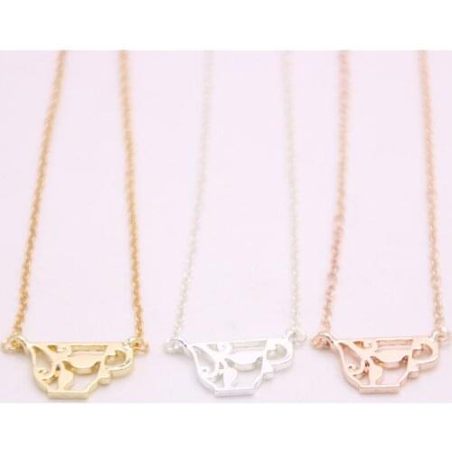 Hot multicolor cup shape Pendant necklace Beautiful flower pendant necklace designed for women