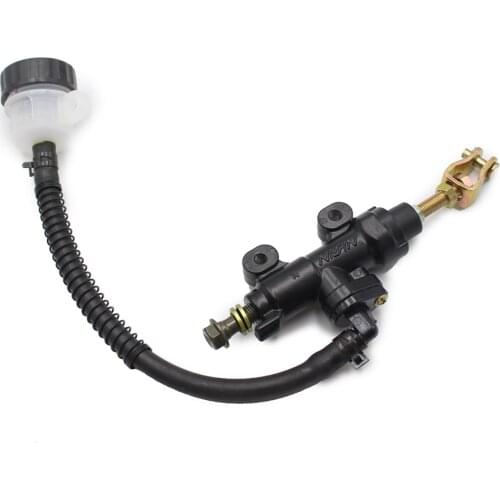 For Honda CB250 CB400 RFV400 CBR600RR CBR1000RR Rear Foot Hydraulic Brake Master Oil Cylinder Pump Motorcycle Fluid Reservoir