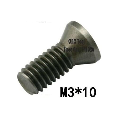 10pcs M3.0*10mm CNC lathe tool spare screws Torx screws ,Insert Torx Screw for Replaces Carbide Inserts lathe accessories