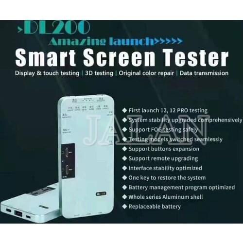 DL200 LCD Tester For iPhone 6-6P 7 7P 8 8P X Xs Max Xr 11Pro 12mini 12 Pro Max True Tone Light Sensor Testing Repair