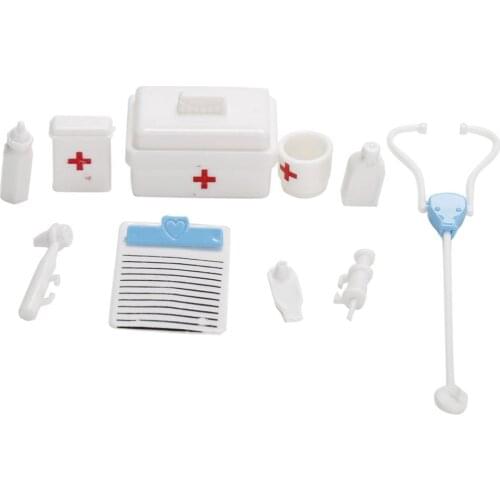 1Set Medical Kit Doll Pet Toys Doll Accessories For Doll Baby Toys Children Baby Birthday Gifts