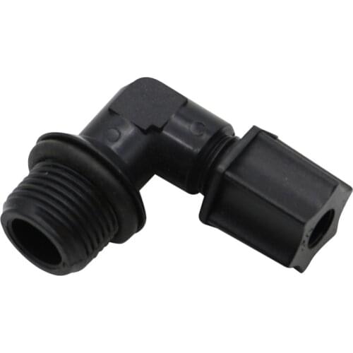 Variable diameter Elbow Water pump connector for Pure water machine 16mm Male Thread to 1/4" Hose Connectors 4 Pcs