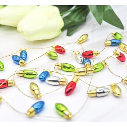 5M Christmas tree DIY Bulbs Garland Christmas Ornaments Home Decoration Xmas wreath Ornaments Christmas Party Decorations