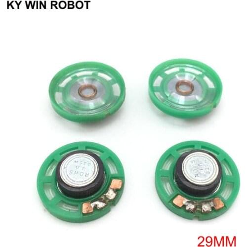 5pcs/lot New Ultra-thin speaker Doorbell horn Toy-car horn 8 ohms 0.25 watt 0.25W 8R speaker Diameter 29MM 2.9CM thickness 9MM