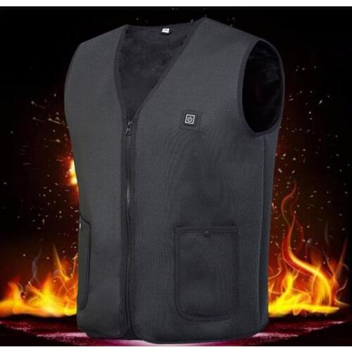 Electric USB Heated Warm Vest Men Women Heating Coat Jacket Clothing Warm Up Jacket for Winter Motorcycle Travelling Hiking