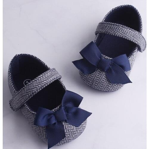 Emmababy Hot Toddler Girl Crib Shoes Newborn Baby Bowknot Soft Sole Prewalker Sneakers AU