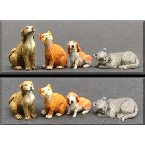 1:35 die-cast resin small animal scene layout model assembly kit name B48