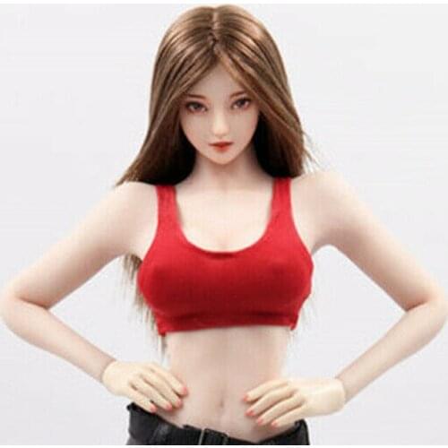 Red Vest Model For 1/6th Female Figure Doll