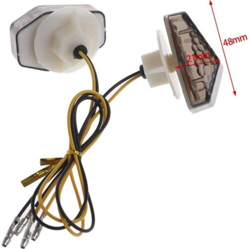 2019 New Motorcycle Flush LED Turn Signal Mount Indicator Flasher For Suzuki GSXR 600 Motorcycle Accessories Parts Lighting