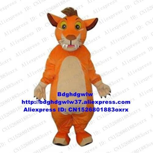 Orange-yellow Simba Lion Little Lion Cub Mascot Costume Adult Cartoon Character Product Launch Professional Stage Magic zx1563