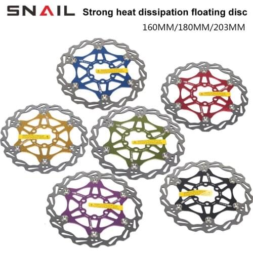 Mountain Road Bike Floating Disc Brake Pads Six-nail Disc Rotor Floating Disc Brake Pads Bicycle Rotors Bicycle Parts