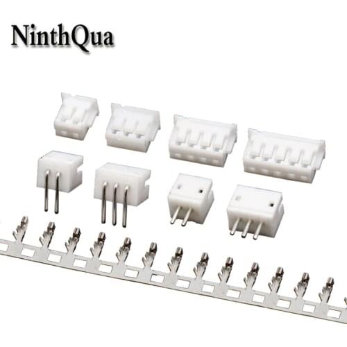 50sets ZH 1.25 2/3/4/5pin connector 1.5MM Pitch SMD RIGHT ANGLE pin header + Housing + terminal