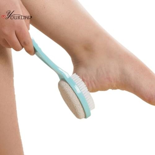 OYOURLIFE 1pc Natural Bath Brush Scrub Skin Massage SPA Brush For Body Exfoliation Health Care Bath Brushes Bathroom Accessories