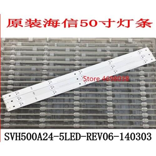 3piece/lot 493mm LED Backlight strip 5leds For Hisense 50''Tv E257384