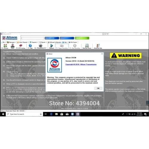 Universal Allison DOC 2019 PC software + GEN5 2019 files+ Activator