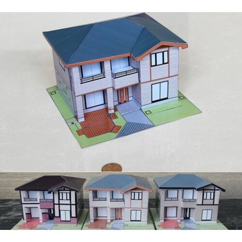 Villa Cabin 3D Paper Model DIY Parent-Child Intelligence Hand-built Building Home Stereo Origami Papercraft