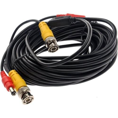 10M BNC Video and DC Power Security Surveillance Extension Cable for DVR CCTV Camera