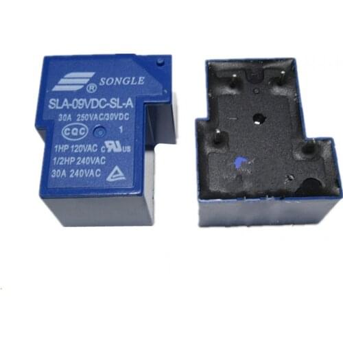 10pcs Power relays SLA-09VDC-SL-A 9V 30A 4PIN T90 a group of normally open High-quality