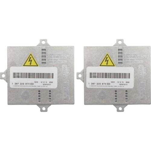 1307329074 Pair for 02-07-BMW E46 E63 E64 650I 330Ci M3 X3 Xenon Ballast HID Headlight Bulb Control Unit Computer Module