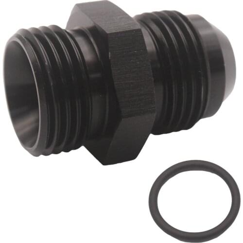 AN10 To ORB10 O Ring Boss Adapter AN Fitting ORB BLACK For Fuel/ Oil/ Water