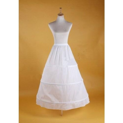 White Wedding Bride Petticoats Petticoat Crinoline Costumes Ruffle Skirts Slip