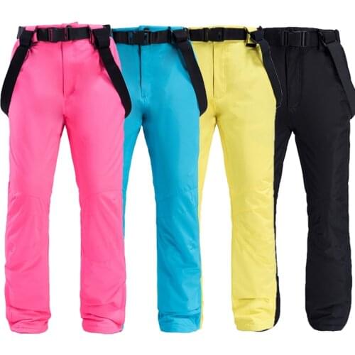 Ski pants for men and women, outdoor, windproof, waterproof, warm, couple, winter pants, winter, ski, snowboard, trousers, brand